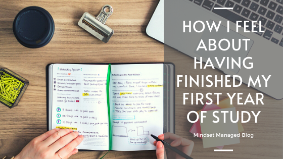 Journal Entry: How I Feel About Having Finished My First Year of Study ...