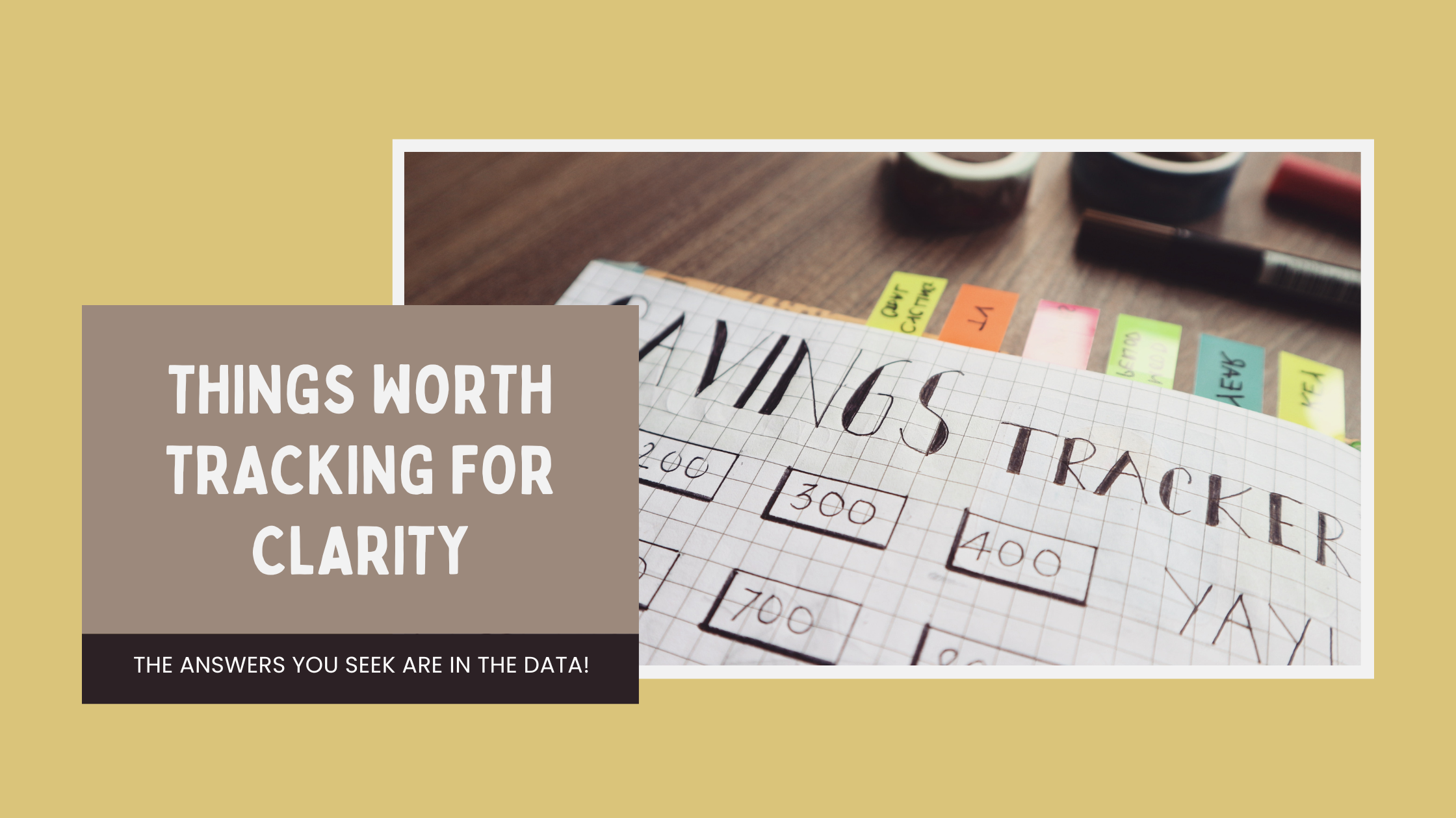 Things that are worth tracking & noticing – S. R. Crawford